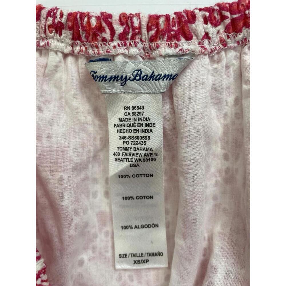 Tommy Bahama Women's Harbor Eyelet Mini Dress Fully Lined Passion Pink Size XS - Picture 6 of 10